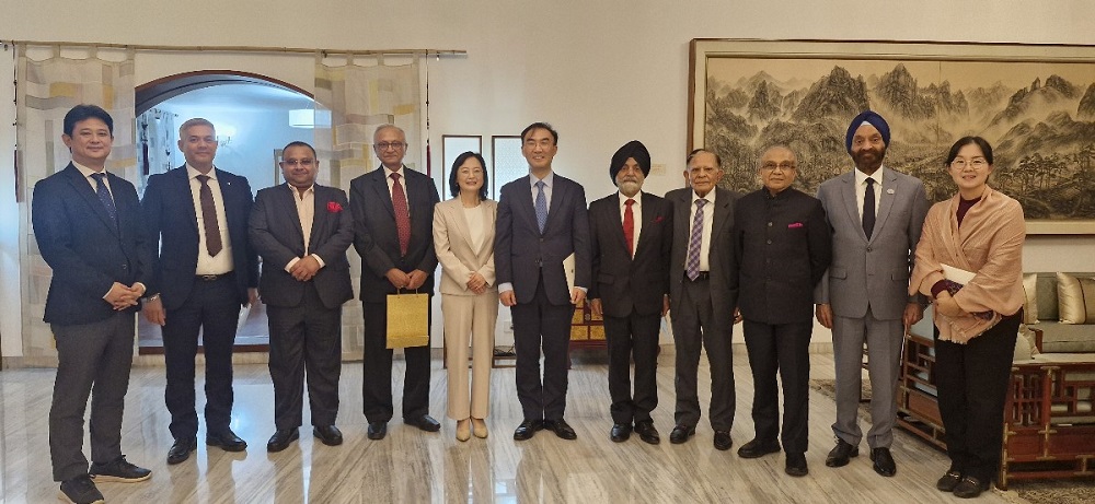 Ambassador Lee hosts a dinner for the India-Republic of Korea Friendship Society (Jan 22)